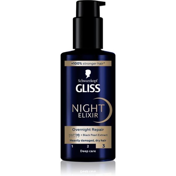 Schwarzkopf Schwarzkopf Gliss Night Elixir еликсир без отмиване за увредена коса 100 мл.