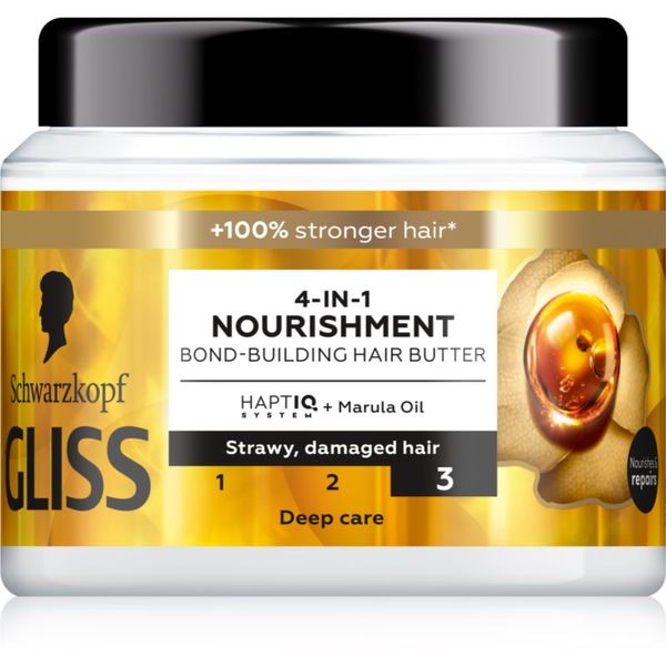 Schwarzkopf Schwarzkopf Gliss Oil Nutritive интензивна подхранваща маска за увредена коса 400 мл.