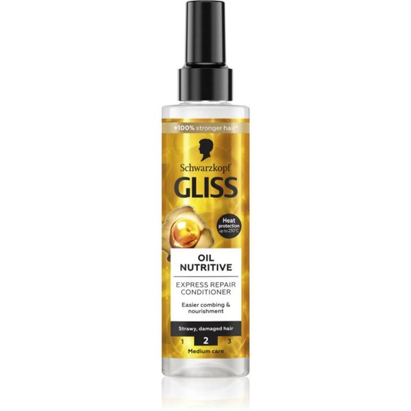Schwarzkopf Schwarzkopf Gliss Oil Nutritive регенериращ балсам за непокорна коса 200 мл.