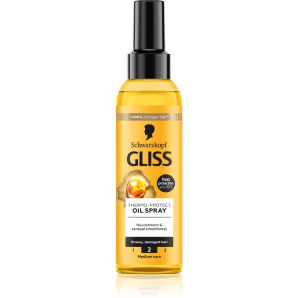 Schwarzkopf Schwarzkopf Gliss Oil Nutritive защитно масло за топлинно третиране на косата 150 мл.