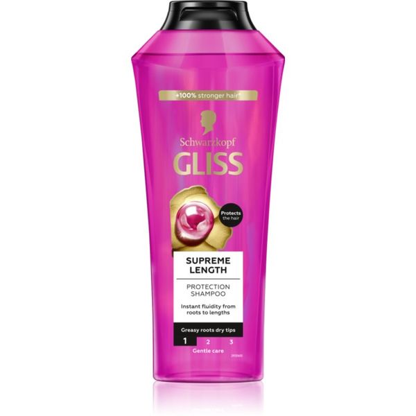 Schwarzkopf Schwarzkopf Gliss Supreme Length защитен шампоан за дълга коса 400 мл.