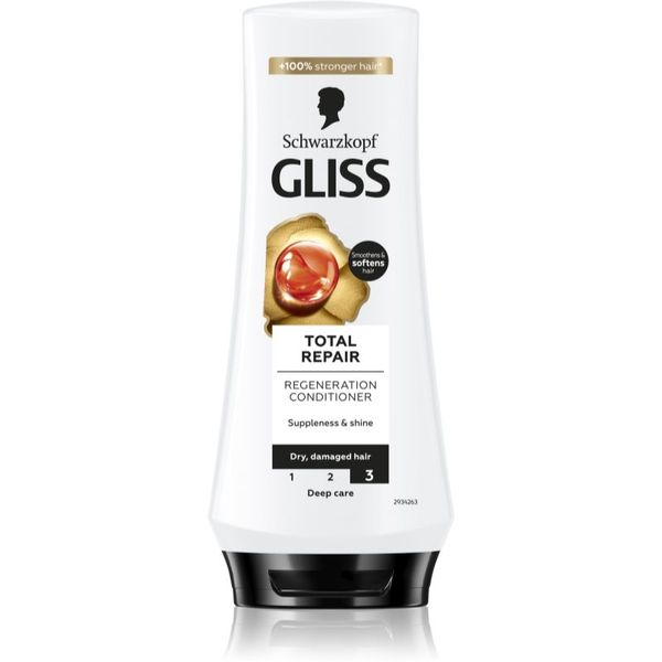 Schwarzkopf Schwarzkopf Gliss Total Repair интензивен възстановяващ балсам 200 мл.
