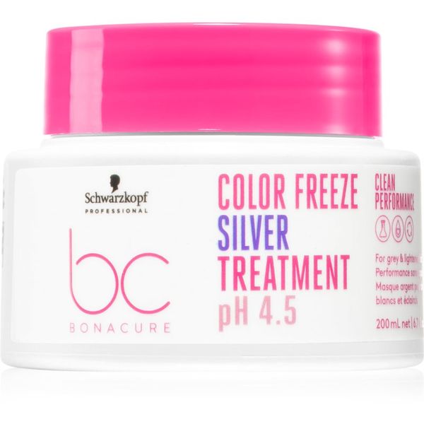 Schwarzkopf Professional Schwarzkopf Professional BC Bonacure Color Freeze Silver маска  неутрализиращ жълтеникавите оттенъци 200 мл.