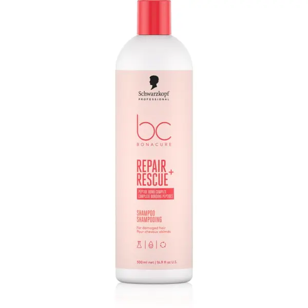 Schwarzkopf Professional Schwarzkopf Professional BC Bonacure Repair Rescue+ грижовен шампоан за увредена коса 500 мл.