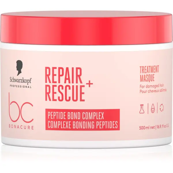 Schwarzkopf Professional Schwarzkopf Professional BC Bonacure Repair Rescue+ интензивна подхранваща маска за увредена коса 500 мл.