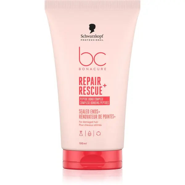 Schwarzkopf Professional Schwarzkopf Professional BC Bonacure Repair Rescue+ кремообразен серум за силно увредена коса с цъфтящи краища 100 мл.