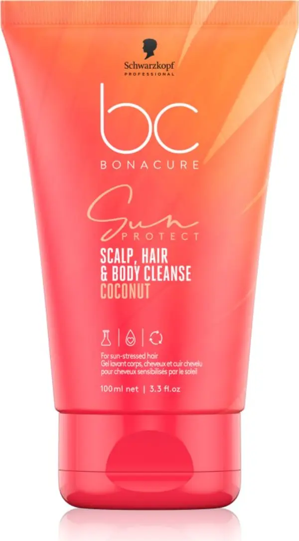 Schwarzkopf Professional Schwarzkopf Professional BC Bonacure Sun Protect Scalp, Hair & Body Cleanse душ гел 2 в 1 100 мл.