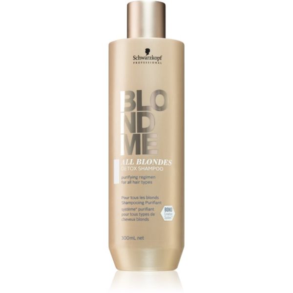 Schwarzkopf Professional Schwarzkopf Professional Blondme All Blondes Detox почистващ детоксикиращ шампоан за блонд коса и коса с кичури 300 мл.