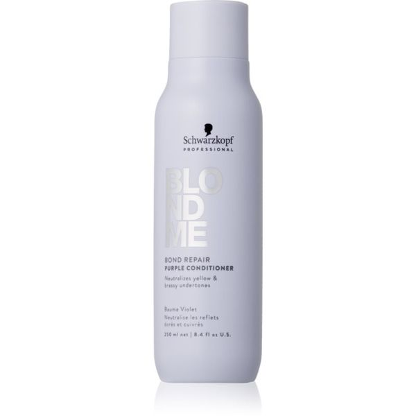 Schwarzkopf Professional Schwarzkopf Professional Blondme Bond Repair Purple Conditioner лилав балсам за руса коса 250 мл.