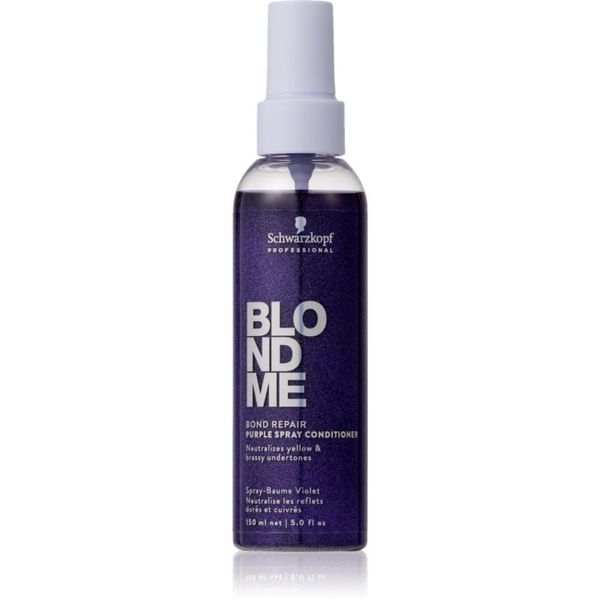 Schwarzkopf Professional Schwarzkopf Professional Blondme Bond Repair Purple Spray Conditioner лилав балсам в спрей 150 мл.
