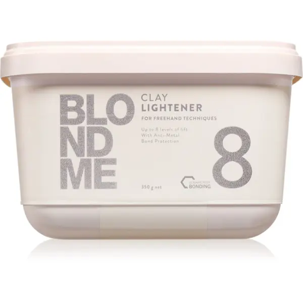 Schwarzkopf Professional Schwarzkopf Professional Blondme Clay Lightener 8 изсветляваща пудра за руса коса 350 гр.