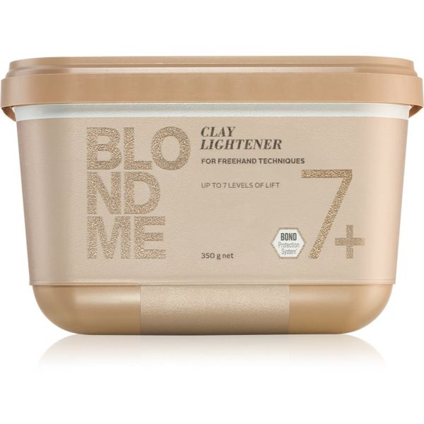 Schwarzkopf Professional Schwarzkopf Professional Blondme Clay Lightener премиум продукт за изсветляване на косата с глина 7+ 350 гр.