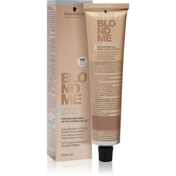 Schwarzkopf Professional Schwarzkopf Professional Blondme Lift & Blend изсветляваща крем за руса коса цвят Sand 60 мл.