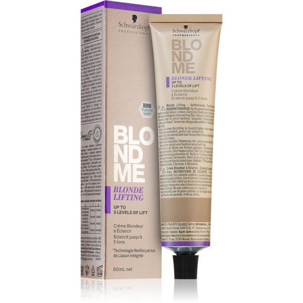 Schwarzkopf Professional Schwarzkopf Professional Blondme Lifting изсветляваща крем за руса коса цвят Ash 60 мл.