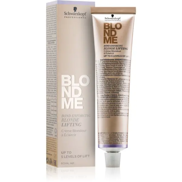 Schwarzkopf Professional Schwarzkopf Professional Blondme Lifting изсветляваща крем за руса коса цвят Steel Blue 60 мл.