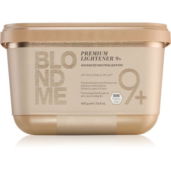 Schwarzkopf Professional Schwarzkopf Professional Blondme Premium Lightener 9+ безпрахова пудра премиум за изсветляване 9+ 450 гр.