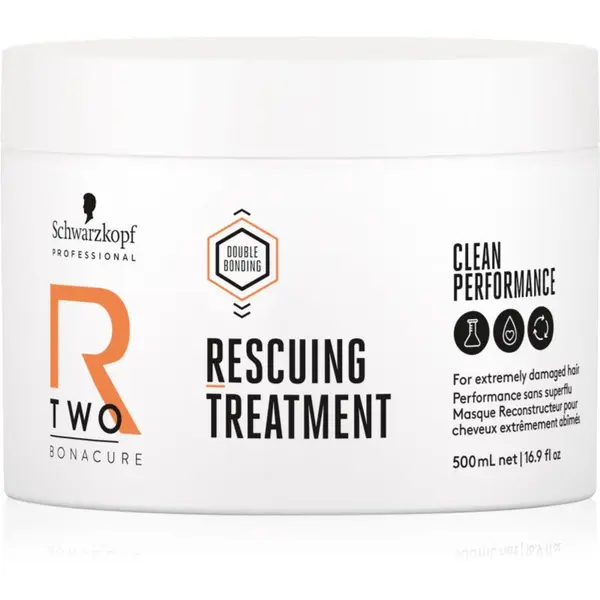 Schwarzkopf Professional Schwarzkopf Professional Bonacure R-TWO Rescuing Treatment маска за коса за силно изтощена коса 500 мл.