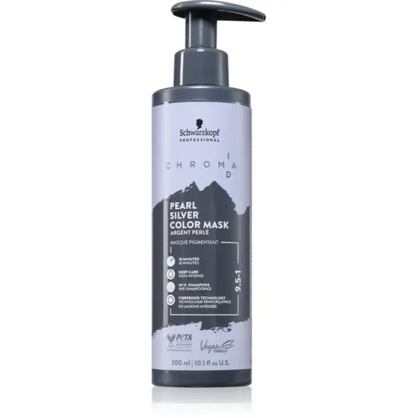 Schwarzkopf Professional Schwarzkopf Professional Chroma ID Color Mask Интензивна възстановяваща цветна маска За коса цвят 9.5-1 Pearl Silver 300 мл.