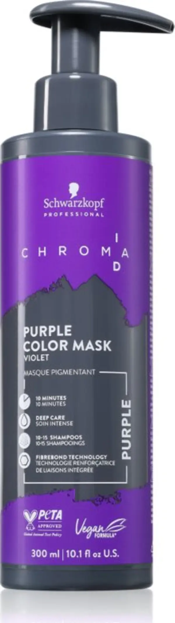 Schwarzkopf Professional Schwarzkopf Professional Chroma ID Color Mask Интензивна възстановяваща цветна маска За коса цвят Purple 300 мл.