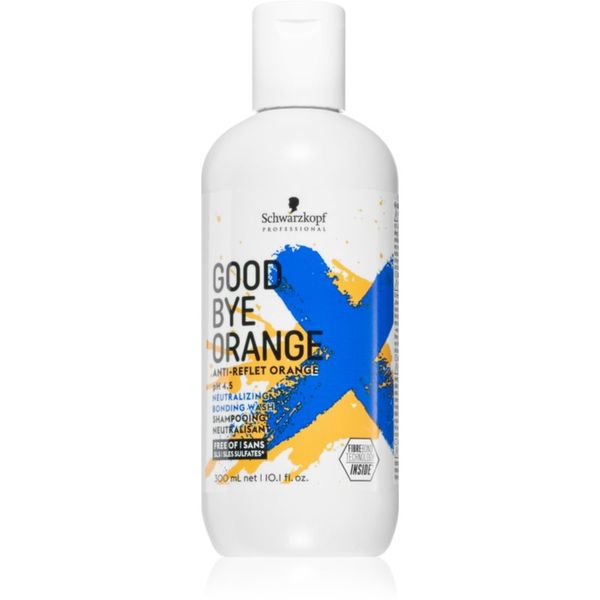 Schwarzkopf Professional Schwarzkopf Professional Goodbye Orange тониращ шампоан неутрализиращ кафеникавите оттенъци 300 мл.