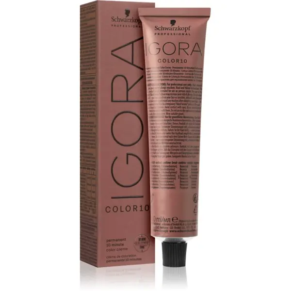 Schwarzkopf Professional Schwarzkopf Professional IGORA Color 10 перманентната боя за коса цвят 6-0 Dark Blonde Natural 60 мл.