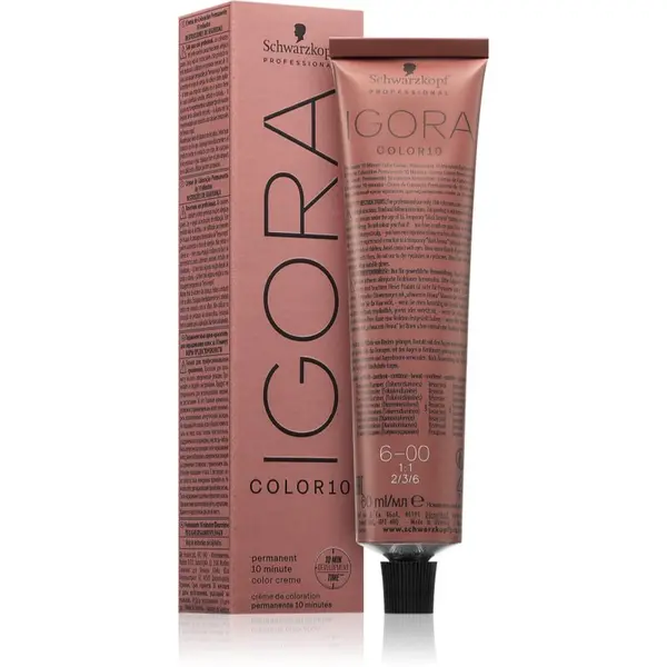 Schwarzkopf Professional Schwarzkopf Professional IGORA Color 10 перманентната боя за коса цвят 6-00 Dark Blonde Natural Extra 60 мл.