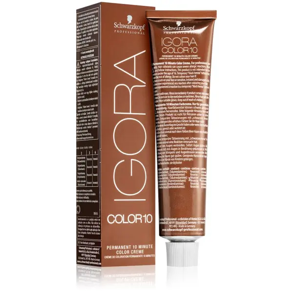 Schwarzkopf Professional Schwarzkopf Professional IGORA Color 10 перманентната боя за коса цвят 7-1 Medium Blonde Cendré 60 мл.