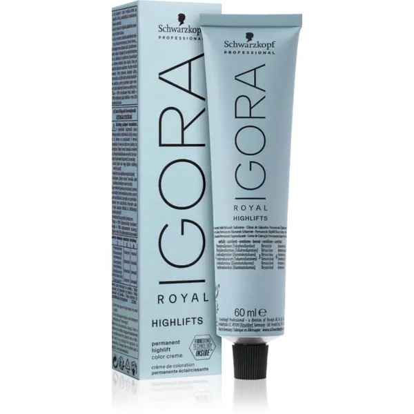 Schwarzkopf Professional Schwarzkopf Professional IGORA Royal Highlifts перманентната боя за коса цвят 10-1 Ultra Blonde Cendré 60 мл.