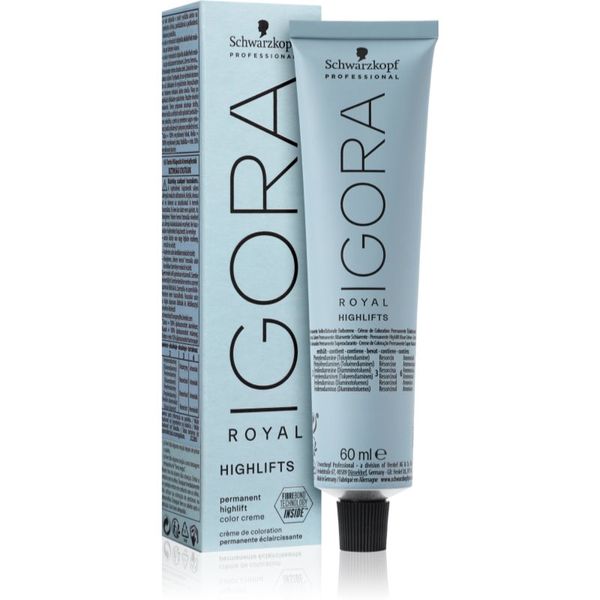 Schwarzkopf Professional Schwarzkopf Professional IGORA Royal Highlifts перманентната боя за коса цвят 10-49 Ultrablond Geige Violett 60 мл.