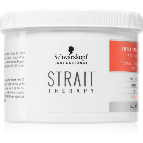 Schwarzkopf Professional Schwarzkopf Professional STRAIT Therapy Post Balm Treatment реструктурираща маска за укрепване на косата 500 мл.