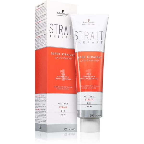 Schwarzkopf Professional Schwarzkopf Professional STRAIT Therapy Super Straight крем за изправяне на косата 1 Normal Hair 300 мл.