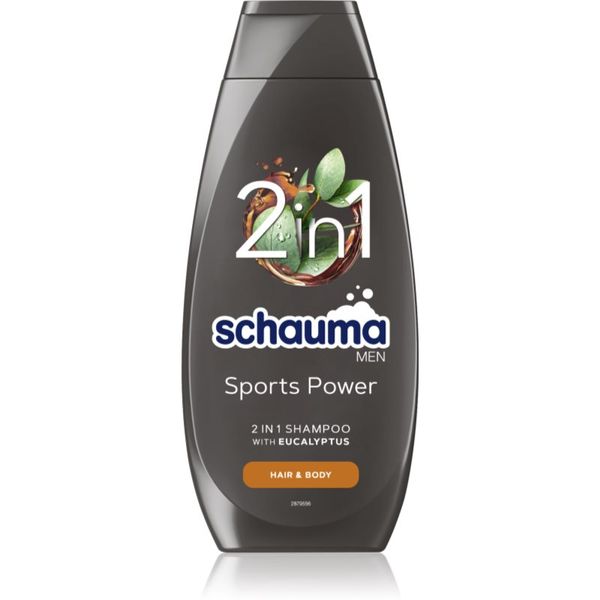 Schwarzkopf Schwarzkopf Schauma MEN душ гел и шампоан 2 в 1 за мъже Sports Power 400 мл.