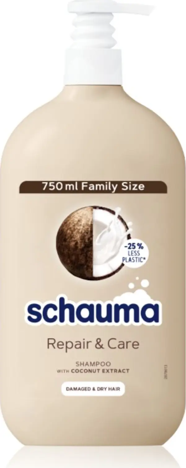 Schwarzkopf Schwarzkopf Schauma Repair & Care шампоан за суха и увредена коса с кокос 750 мл.