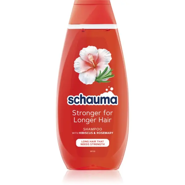 Schwarzkopf Schwarzkopf Schauma Stronger For Longer Hair подсилващ шампоан за дълга коса Hibiscus & Rosemary 400 мл.