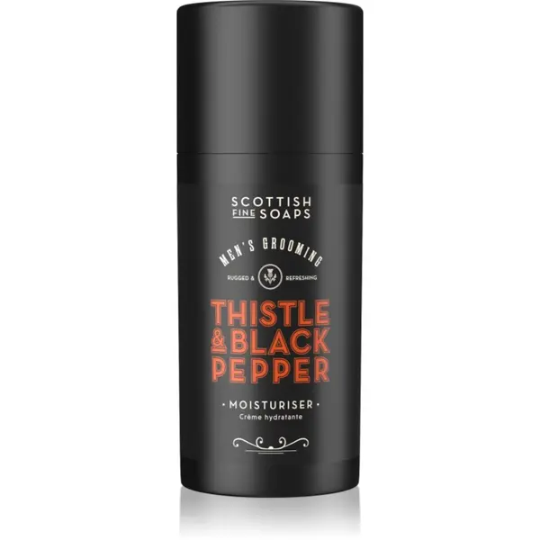 Scottish Fine Soaps Scottish Fine Soaps Thistle & Black Pepper хидратиращ крем за лице за мъже 100 мл.