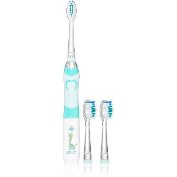 Seago Seago Kids Sonic Toothbrush SG-977 четка за зъби за деца Green 1 бр.