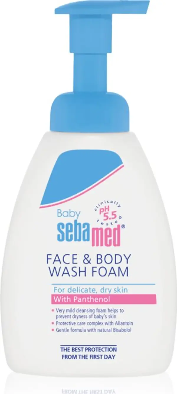 Sebamed Sebamed Baby Wash изключително нежна миеща емулсия за тяло и коса 400 мл.