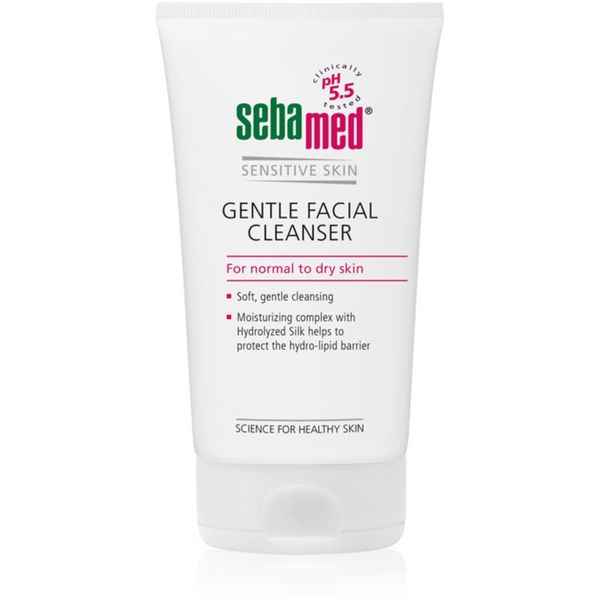 Sebamed Sebamed Sensitive Skin изключително нежна миеща емулсия за лице 150 мл.