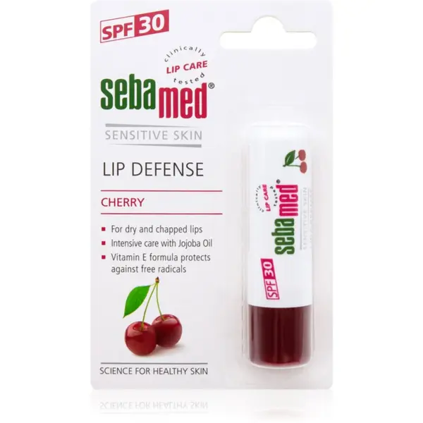 Sebamed Sebamed Sensitive Skin Lip Defense защитен балсам за устни SPF 30 Cherry 4.7 гр.