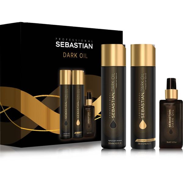 Sebastian Professional Sebastian Professional Dark Oil подаръчен комплект (за блясък и мекота на косата)