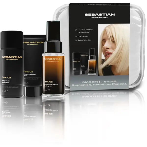 Sebastian Professional Sebastian Professional Dark Oil Set комплект за пътуване за блясък и мекота на косата