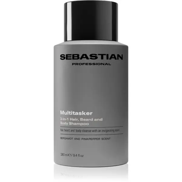 Sebastian Professional Sebastian Professional SEB MAN The Multi-tasker шампоан за коса, брада и тяло 280 мл.