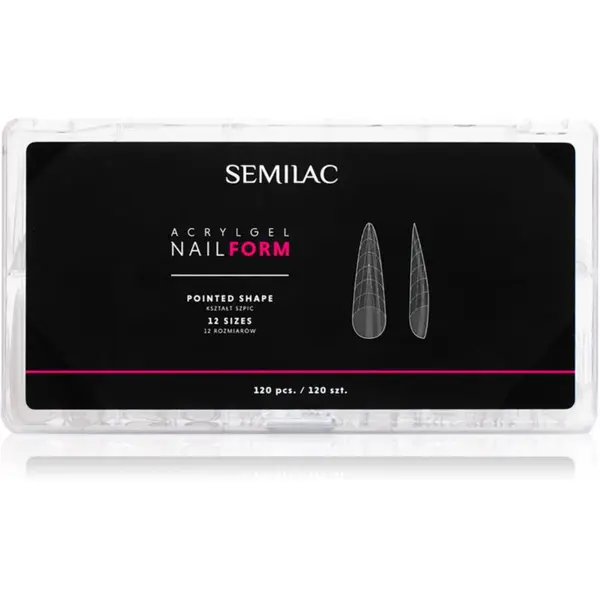 Semilac Semilac Accessories Acrylgel Nail Form шаблони за нокти размер Pointed 120 бр.