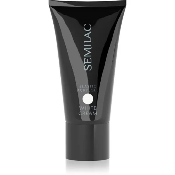Semilac Semilac Acrylgel Elastic White Cream акрилен гел за нокти цвят White 30 гр.