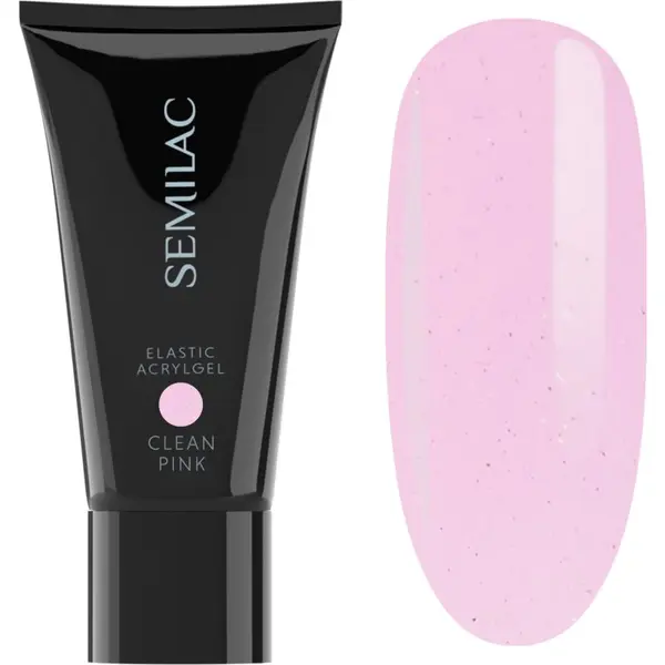 Semilac Semilac Elastic Acrylgel акрилен гел за нокти цвят Clean Pink 30 гр.