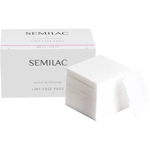 Semilac Semilac Lint-Free Pads почистващи тампони за нокти 200 бр.