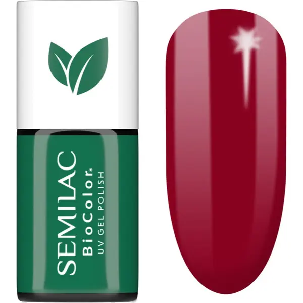 Semilac Semilac UV Hybrid BioColor гел лак за нокти с използване на UV/LED лампа цвят 729 Dark Cherry 7 мл.