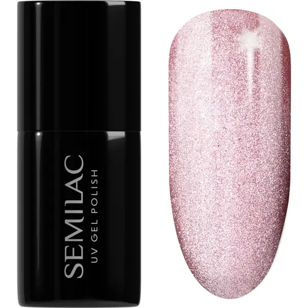 Semilac Semilac UV Hybrid Gloss GALA гел лак за нокти с използване на UV/LED лампа цвят 663 Blush Gloss 7 мл.
