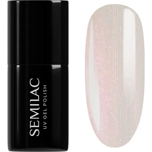 Semilac Semilac UV Hybrid Inner Glow гел лак за нокти цвят 960 Pink Glazed 7 мл.