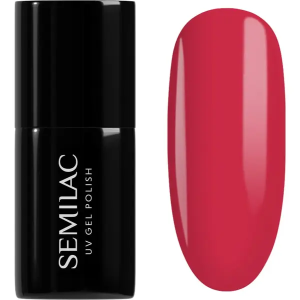 Semilac Semilac UV Hybrid Inner Glow гел лак за нокти цвят 968 Cherry Pop 7 мл.